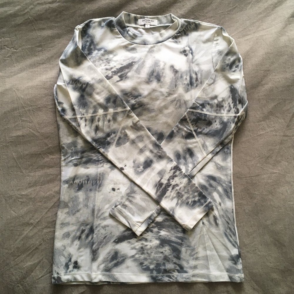 EMERSON FRY Element Tie-Dye Top - Rashguard / Athleisure - Size Small